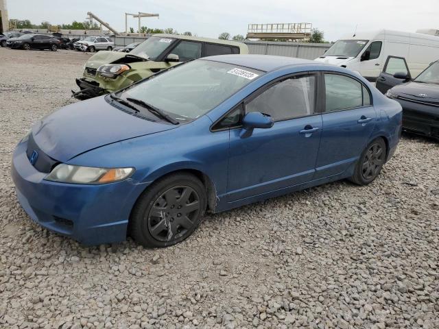 HONDA CIVIC LX 2011 with VIN 19XFA1F55BE037717 - Photo from auction