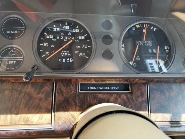 Photo 9 from auction – 1986 CHRYSLER LEBARON with VIN 1C3BC55K3GG232346