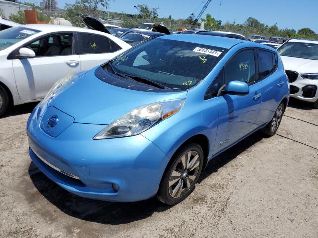 NISSAN LEAF S 2013 with VIN 1N4AZ0CP9DC408669 - Photo from auction