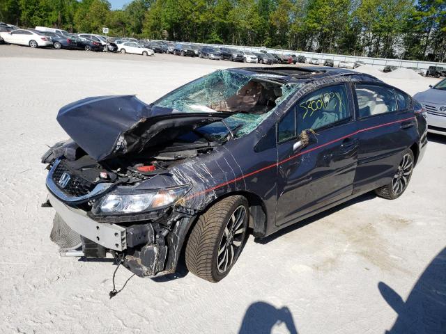 HONDA CIVIC EXL 2014 with VIN 2HGFB2F93EH507792 - Photo from auction