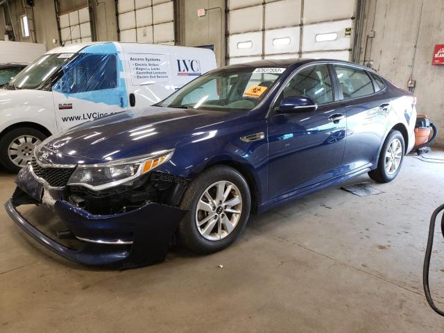 KIA OPTIMA LX 2018 with VIN 5XXGT4L34JG250232 - Photo from auction