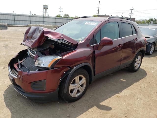 CHEVROLET TRAX 1LT 2016 with VIN 3GNCJLSBXGL151376 - Photo from auction