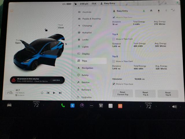 Photo 9 from auction – 2022 TESLA MODEL Y with VIN 7SAYGDEE2NF386250