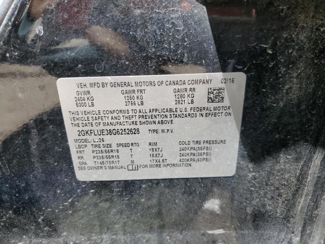 Zdjęcie 14 z aukcji – 2016 GMC TERRAIN SL z VIN 2GKFLUE38G6252628