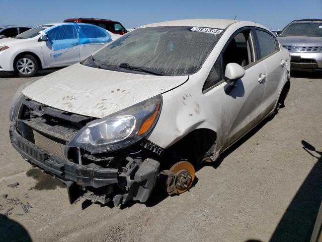 KIA RIO LX 2014 with VIN KNADM4A36E6378699 - Photo from auction
