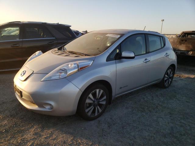 NISSAN LEAF SV 2016 with VIN 1N4BZ0CP3GC314019 - Photo from auction