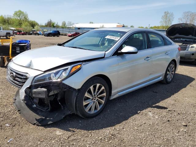 HYUNDAI SONATA SPO 2017 with VIN 5NPE34AF4HH521499 - Photo from auction