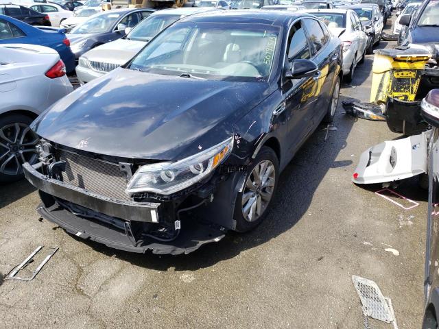 KIA OPTIMA EX 2016 with VIN 5XXGU4L30GG056528 - Photo from auction