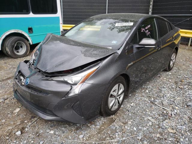 TOYOTA PRIUS 2017 with VIN JTDKBRFU0H3026951 - Photo from auction
