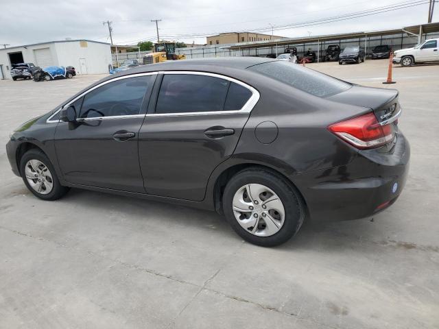 Photo 2 from auction – 2013 HONDA CIVIC LX with VIN 19XFB2F55DE235848
