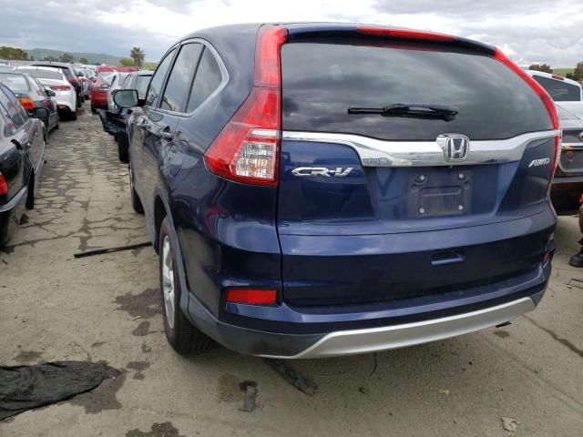 Photo 2 from auction – 2015 HONDA CR-V EX with VIN 2HKRM4H58FH648541