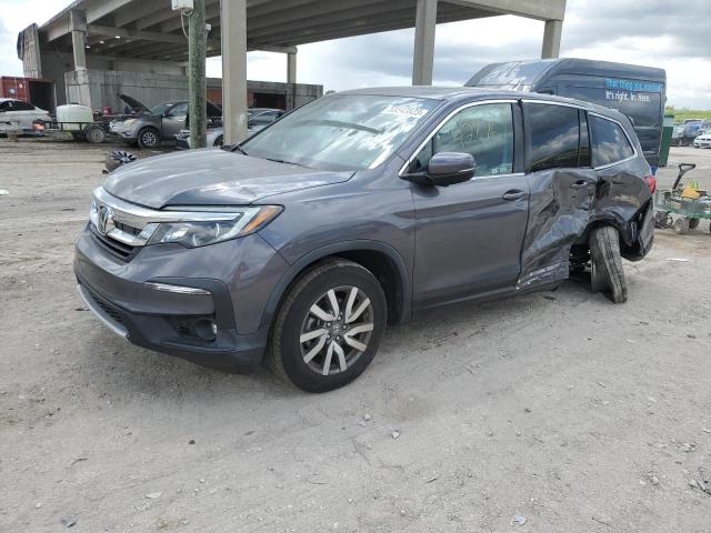 HONDA PILOT EXL 2019 with VIN 5FNYF5H50KB046334 - Photo from auction