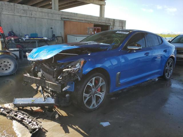 KIA STINGER GT 2018 with VIN KNAE55LC8J6020437 - Photo from auction