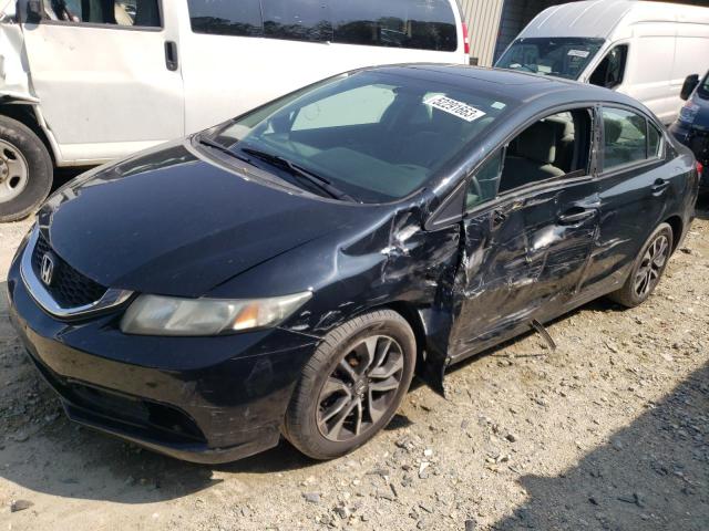 HONDA CIVIC EX 2013 مع رقم تعريف المركبة 19XFB2F83DE204544 - صورة من المزاد