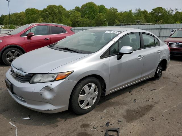 HONDA CIVIC LX 2012 with VIN 2HGFB2F55CH597702 - Photo from auction