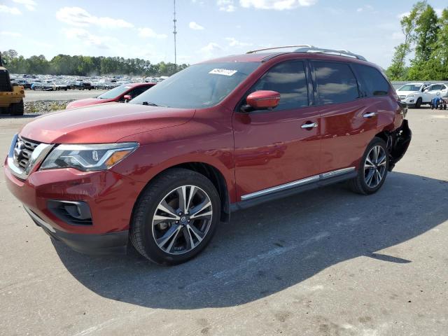 NISSAN PATHFINDER 2018 with VIN 5N1DR2MM0JC677674 - Photo from auction
