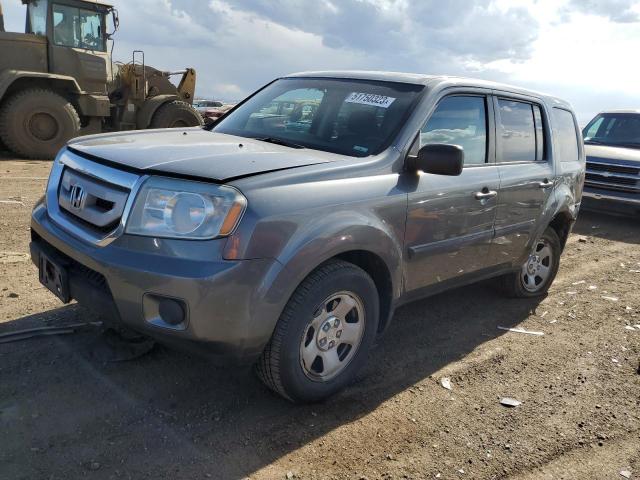 HONDA PILOT LX 2011 with VIN 5FNYF4H28BB043441 - Photo from auction