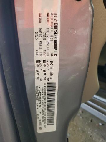 Photo 14 from auction – 2014 DODGE GRAND CARA with VIN 2C4RDGCG8ER122258