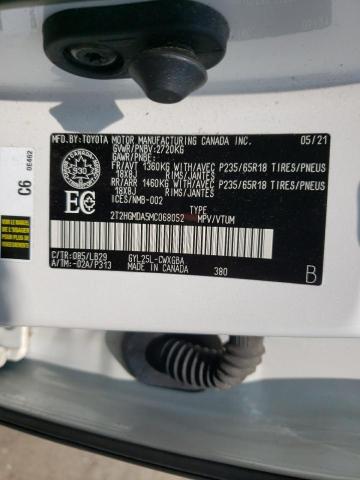 Photo 14 from auction – 2021 LEXUS RX 450H with VIN 2T2HGMDA5MC068052