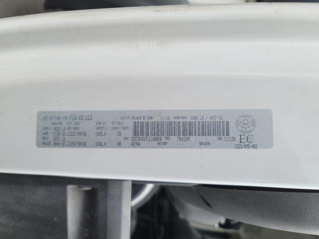Photo 10 from auction – 2020 RAM PROMASTER with VIN 3C6TRVDG7LE109968