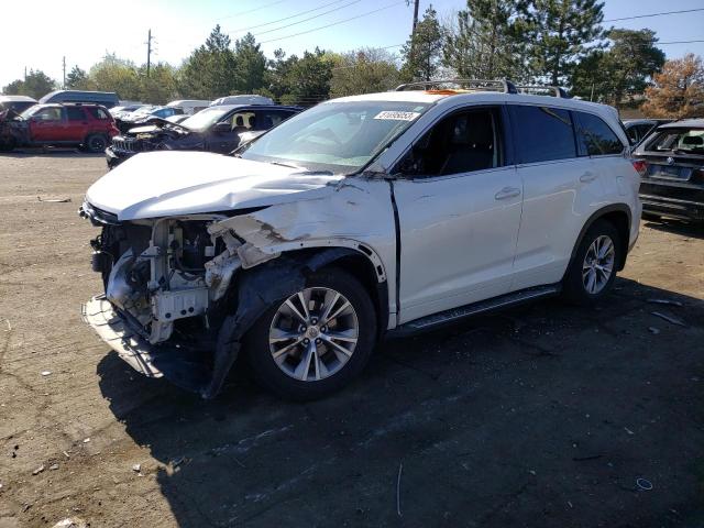 TOYOTA HIGHLANDER 2015 with VIN 5TDBKRFH9FS075225 - Photo from auction