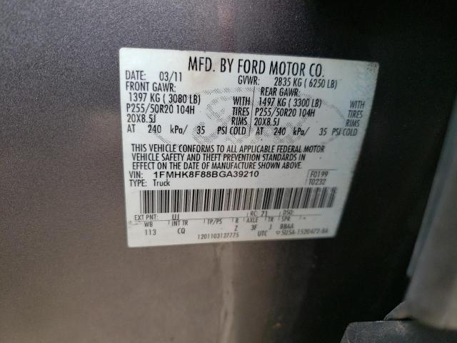 Photo 14 from auction – 2011 FORD EXPLORER L with VIN 1FMHK8F88BGA39210