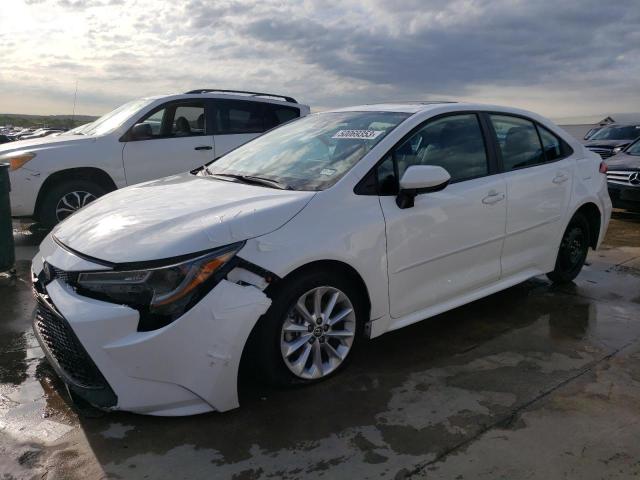 TOYOTA COROLLA LE 2022 with VIN 5YFHPMAE8NP314654 - Photo from auction