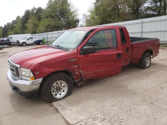 FORD F250 SUPER 2002 with VIN 1FTNW21L32EB47122 - Photo from auction
