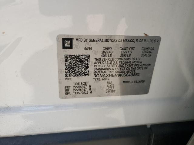 Photo 14 from auction – 2019 CHEVROLET EQUINOX LS with VIN 3GNAXHEV9KS640861