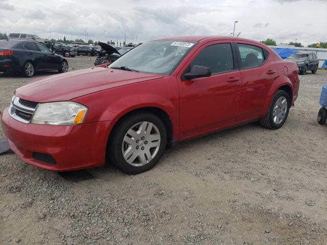 DODGE AVENGER SE 2013 с VIN 1C3CDZAB7DN632917 - Фото с аукциона