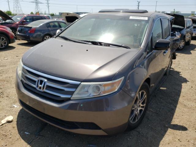HONDA ODYSSEY EX 2012 with VIN 5FNRL5H60CB033879 - Photo from auction