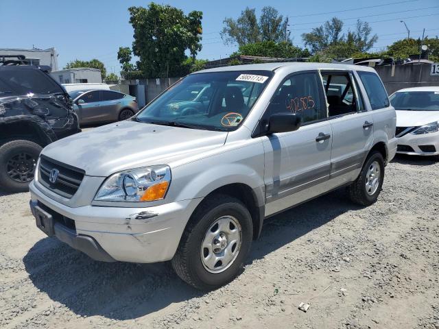 Photo 1 from auction – 2004 HONDA PILOT LX with VIN 2HKYF18104H505579