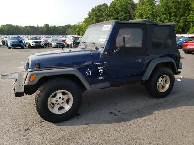 JEEP WRANGLER / 2000 with VIN 1J4FA49S7YP776786 - Photo from auction