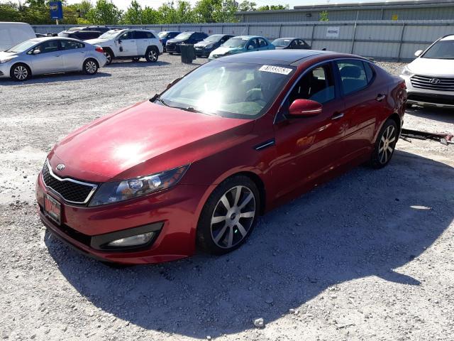 KIA OPTIMA SX 2013 with VIN 5XXGR4A69DG135318 - Photo from auction