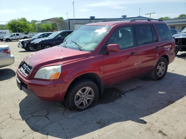HONDA PILOT EX 2005 with VIN 5FNYF18425B000699 - Photo from auction