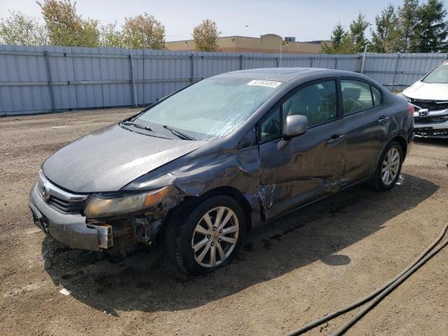 HONDA CIVIC LX 2012 with VIN 2HGFB2F55CH002752 - Photo from auction