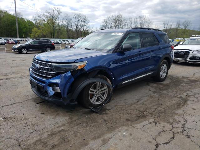 FORD EXPLORER X 2021 with VIN 1FMSK8DH4MGA66514 - Photo from auction