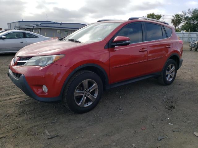 TOYOTA RAV4 XLE 2015 with VIN JTMWFREV1FJ048529 - Photo from auction