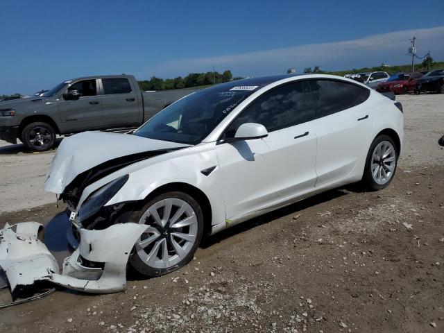 TESLA MODEL 3 2022 with VIN 5YJ3E1EB0NF205678 - Photo from auction