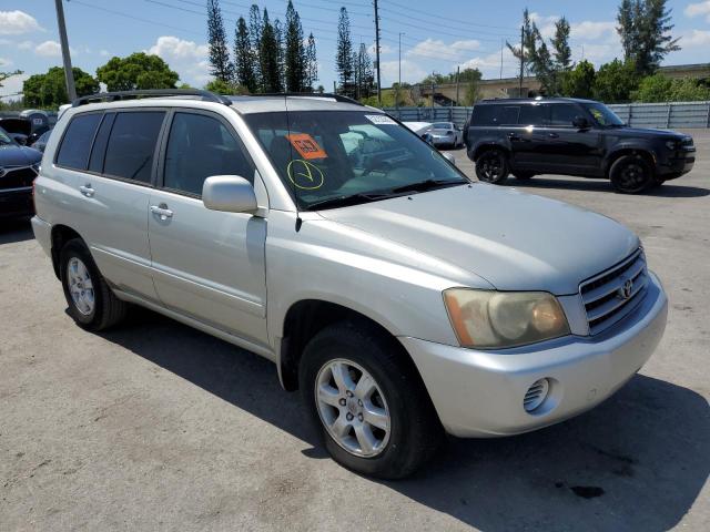 TOYOTA HIGHLANDER 2003 with VIN JTEHF21A630124312 - Photo from auction