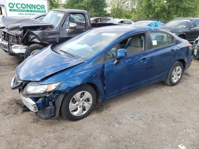 HONDA CIVIC LX 2013 with VIN 2HGFB2F58DH569457 - Photo from auction