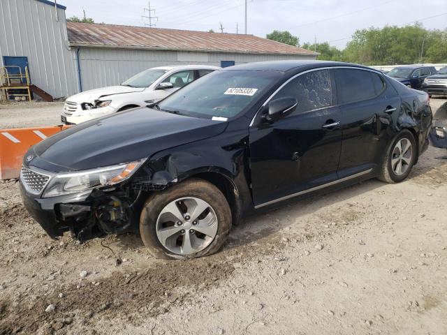 KIA OPTIMA HYB 2015 with VIN KNAGM4AD0F5077858 - Photo from auction