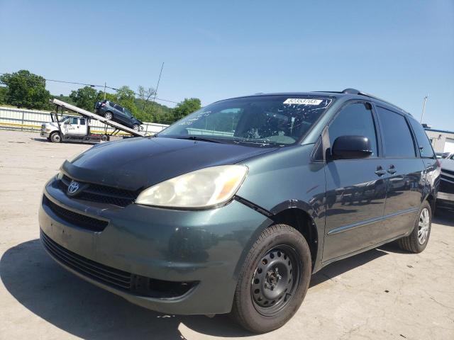 TOYOTA SIENNA CE 2004 with VIN 5TDZA23C94S180636 - Photo from auction