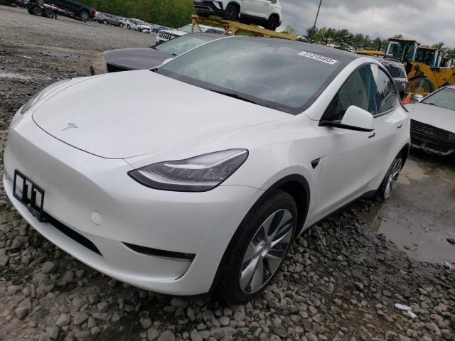 TESLA MODEL Y 2021 with VIN 5YJYGAEE6MF229637 - Photo from auction