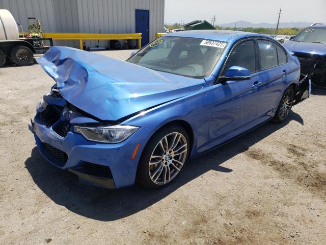 BMW 335 I 2014 with VIN WBA3A9G56ENS64976 - Photo from auction