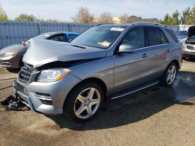 MERCEDES-BENZ ML 350 BLU 2012 with VIN 4JGDA2EB5CA049161 - Photo from auction