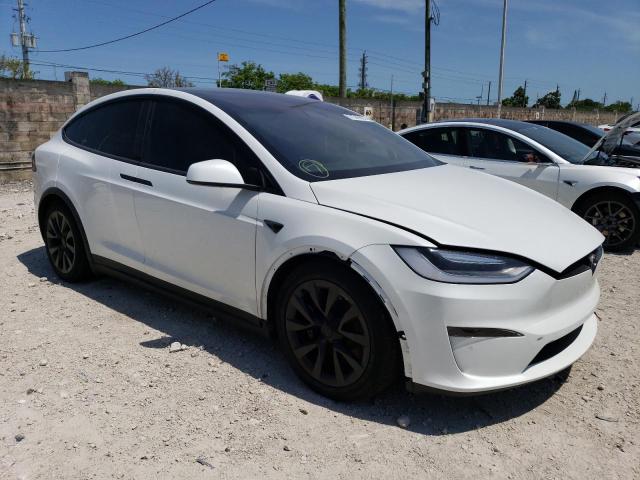 Photo 4 from auction – 2022 TESLA MODEL X with VIN 7SAXCBE66NF339369