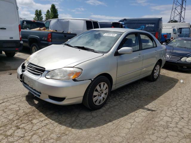 TOYOTA COROLLA CE 2003 с VIN JTDBR32E730041318 - Фото с аукциона