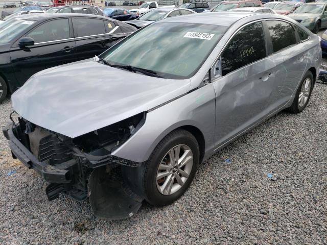 HYUNDAI SONATA SE 2017 with VIN 5NPE24AF1HH582604 - Photo from auction