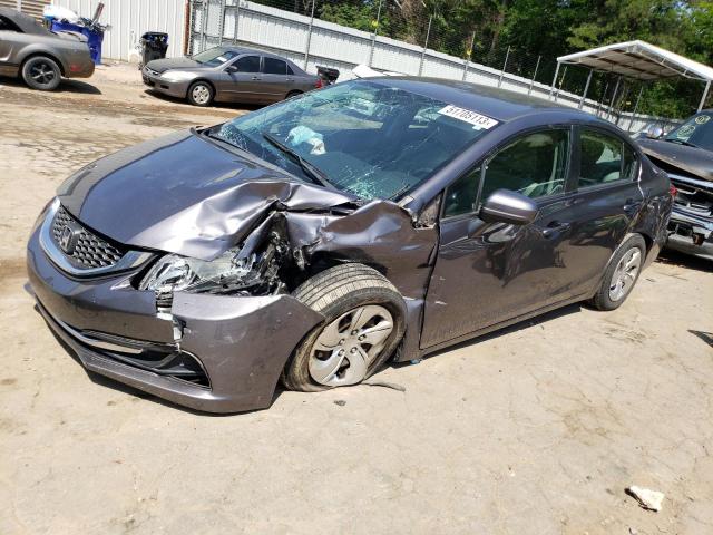 HONDA CIVIC LX 2015 with VIN 19XFB2F58FE100799 - Photo from auction